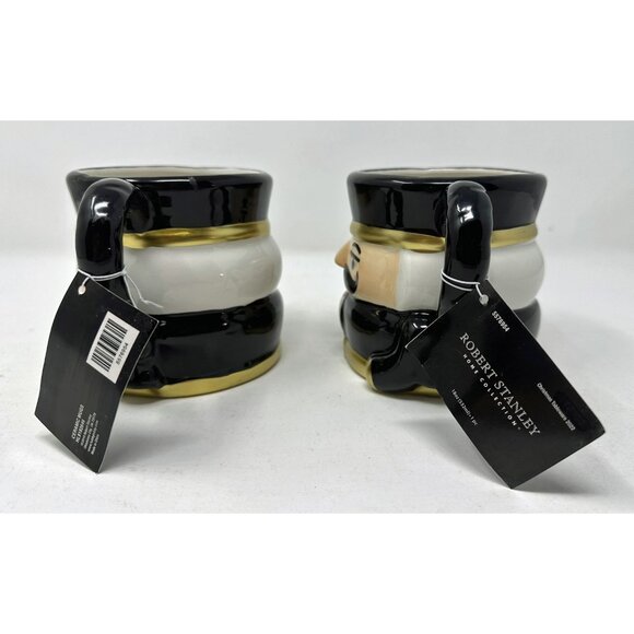 ROBERT STANLEY HOME NUTCRACKER Coffee Cups MUGS Set of 2 18 oz CHRISTMAS w/Tags - Picture 4 of 11